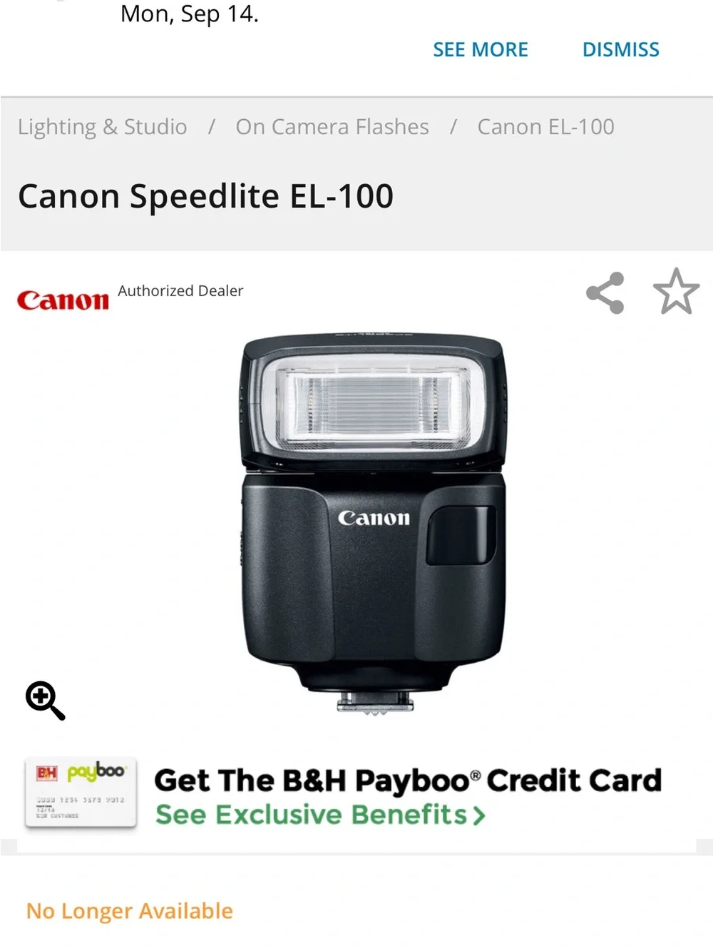 Canon EOS RP Mirrorless Camera with 24-105mm Lens - Black